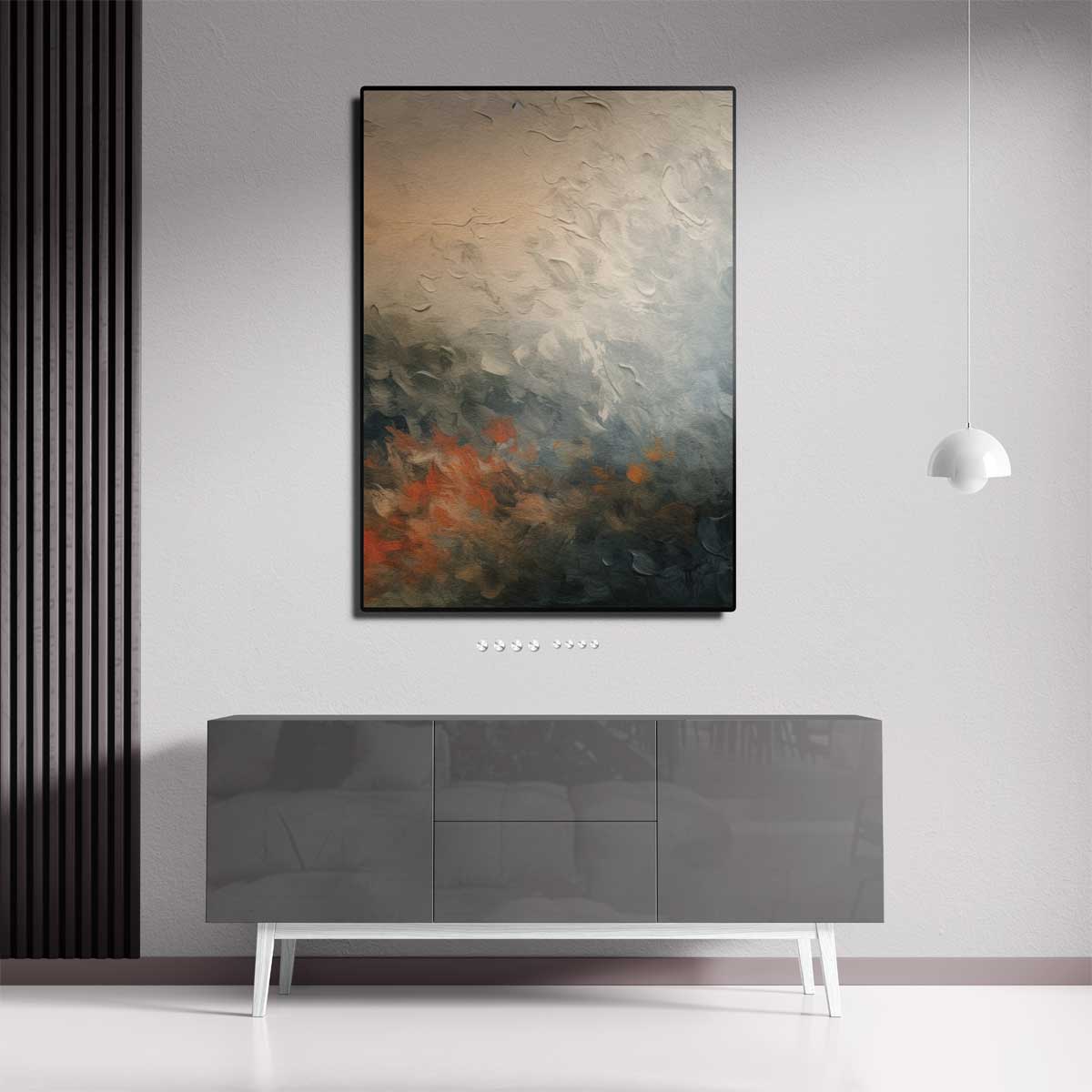 Kleurrijke Zonsopgang in Abstractie – dibond kunstwerk als wanddecoratie