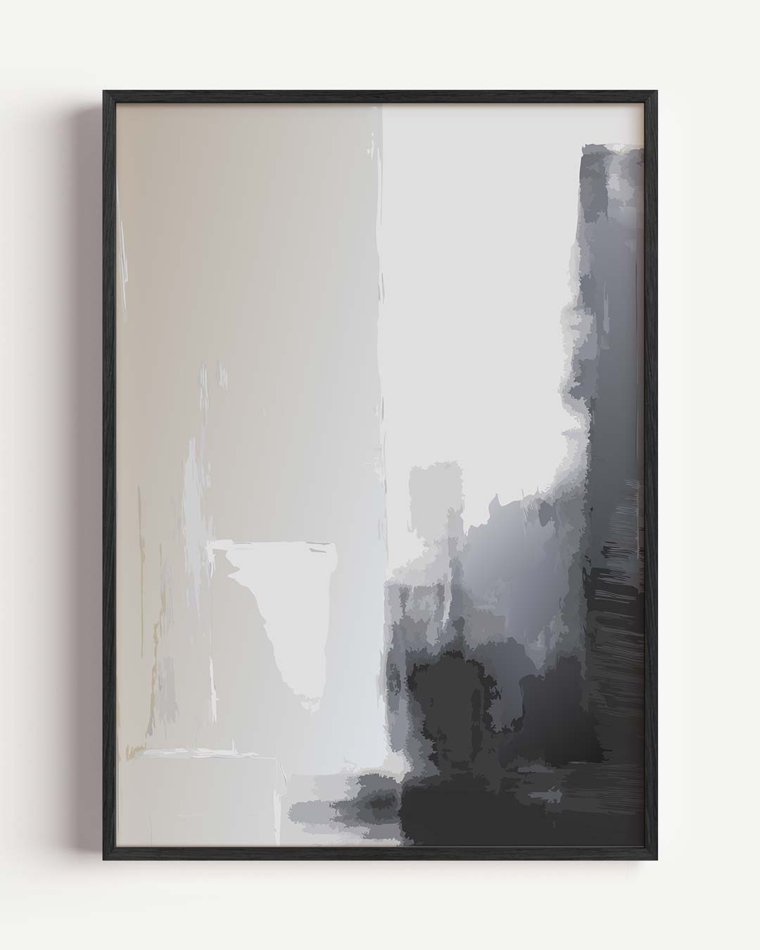 Mystieke Schaduwen Wanddecoratie – kleurrijke abstracte portret poster als wanddecoratie