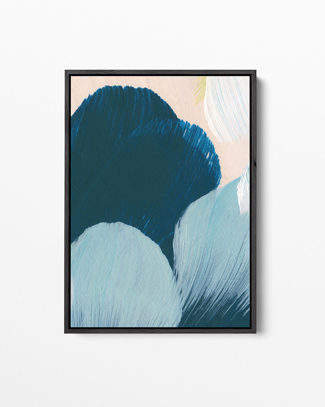Vloeiende kleurencompositie – staand wanddecoratie kunstwerk