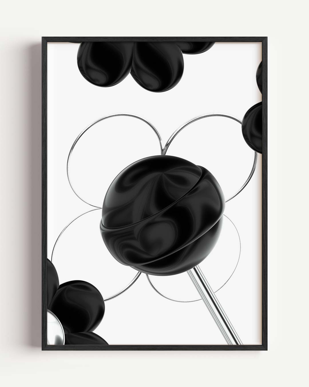 Modern Minimalistische Bloemenposter – zomer portret poster als wanddecoratie
