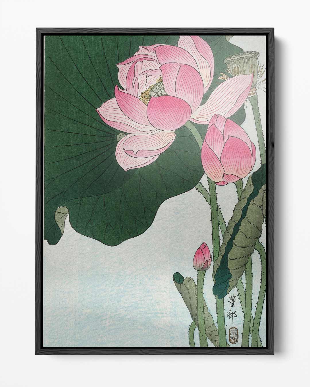 Vrolijke Lotus Droom – portret kunstwerk als wanddecoratie