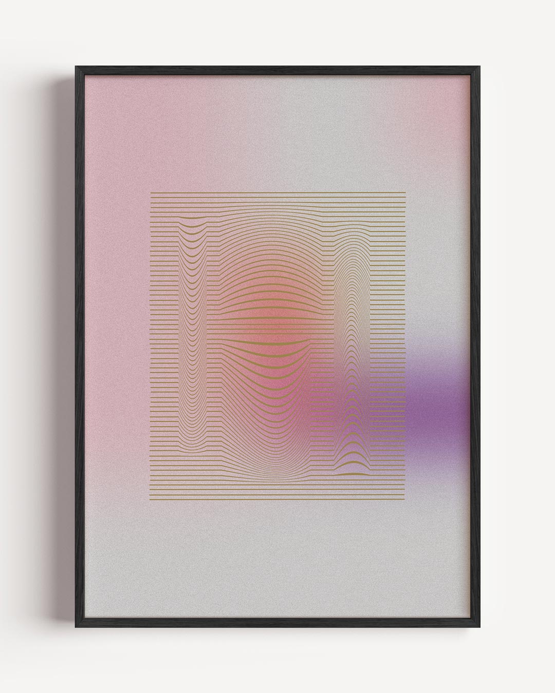 Abstracte Lijnen – kleurrijke abstracte portret poster als wanddecoratie