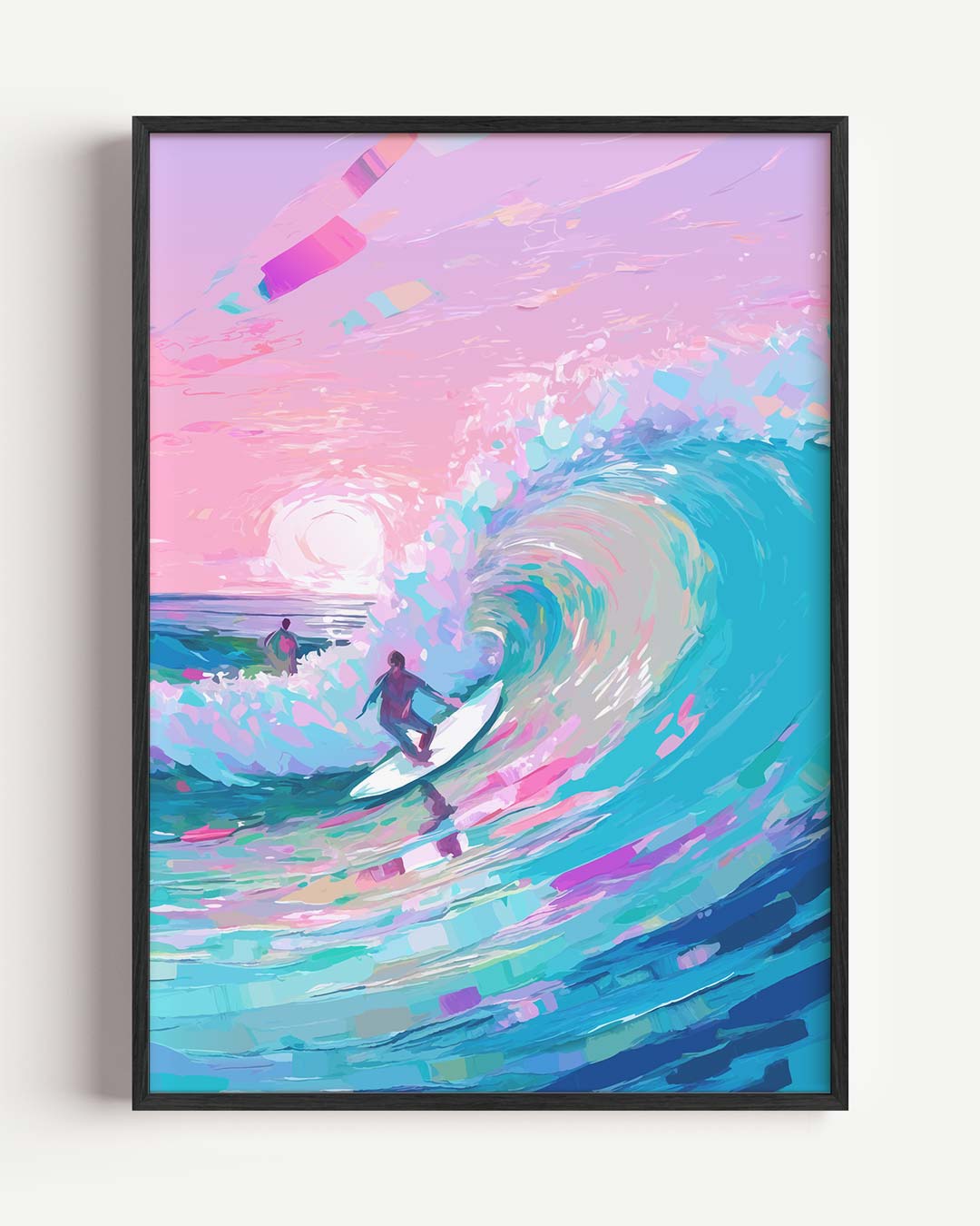 Surfer's Dream – zomer portret poster als wanddecoratie