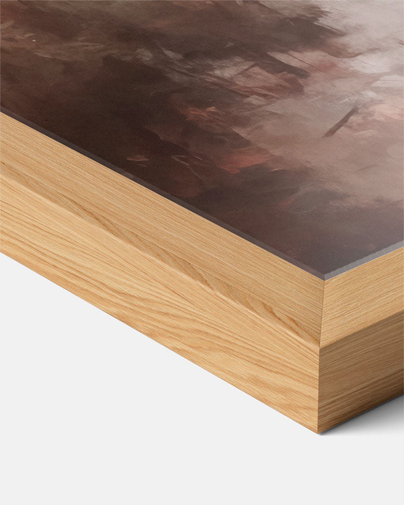 Mystieke Ochtendmist – staande vintage wanddecoratie van WallArtistic