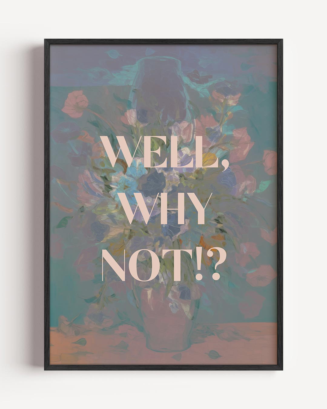 Inspirerende Bloem Expositie – typografie portret poster als wanddecoratie