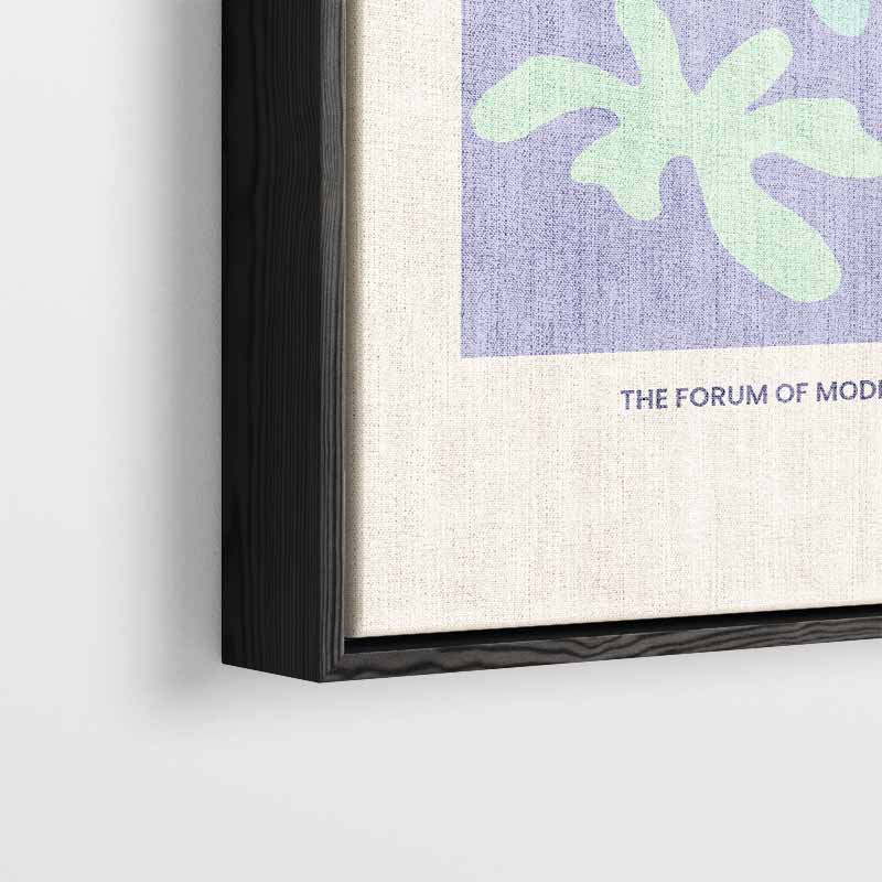 Flower Power Poster – dibond wanddecoratie in staand formaat