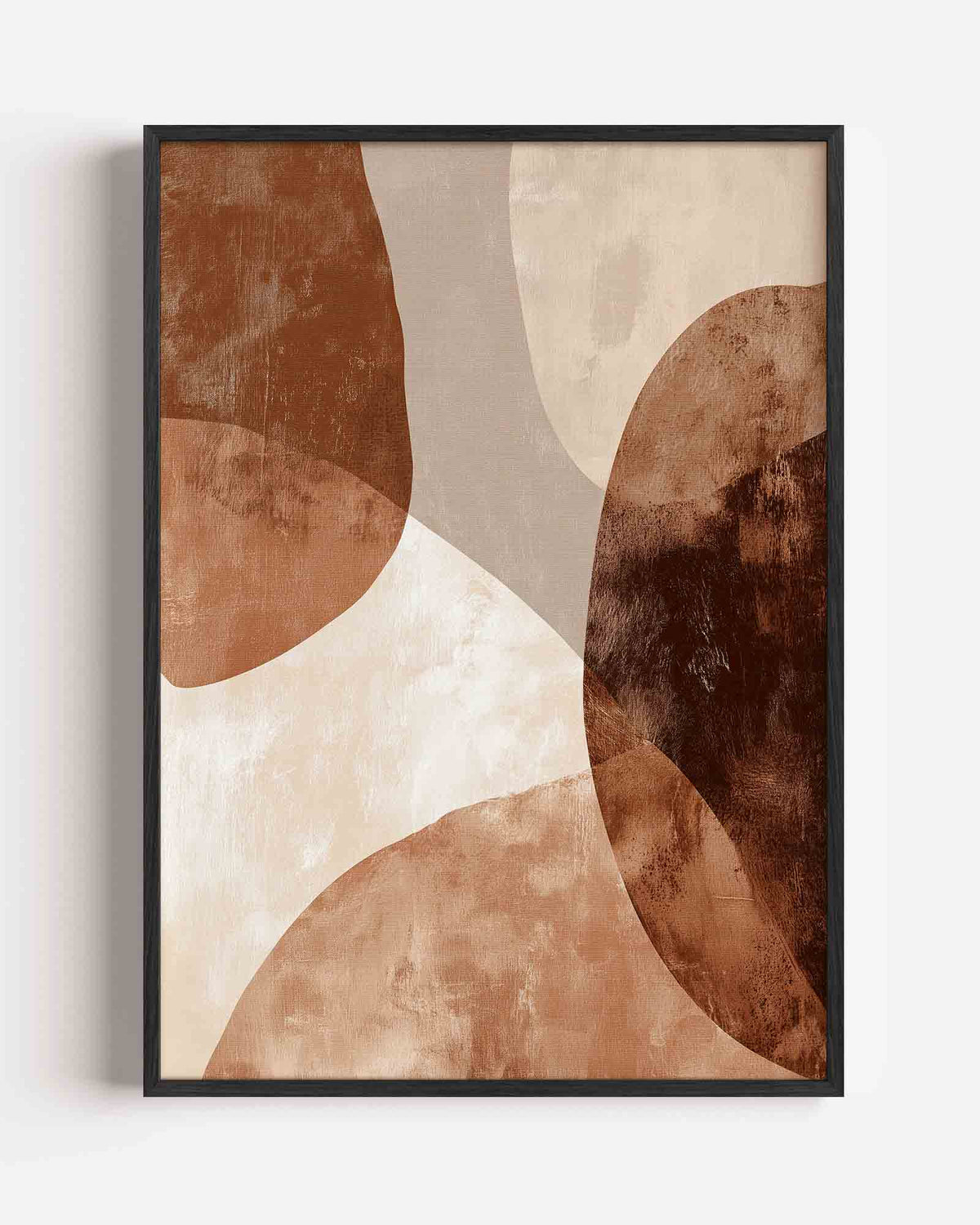 Abstracte vormen – abstracte portret poster als wanddecoratie