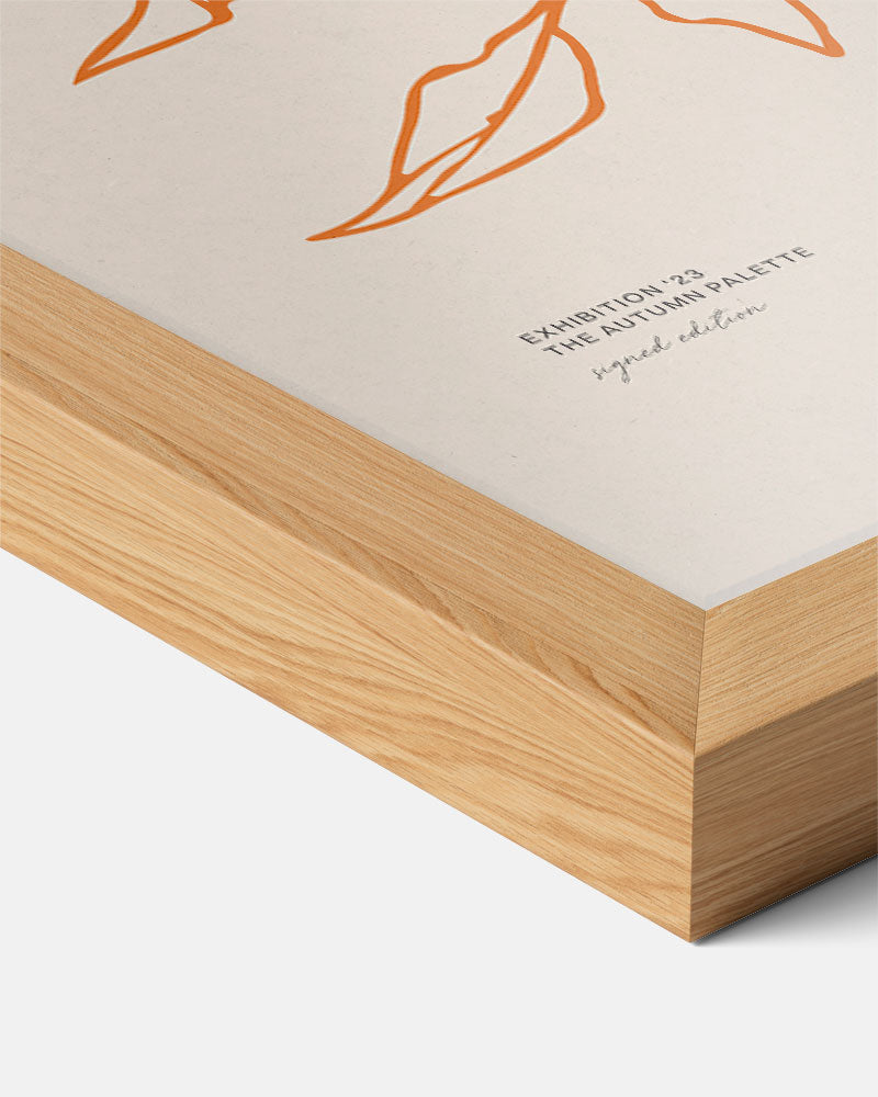 Handgetekende Bloemenpracht – bloemen poster als moderne staande wanddecoratie