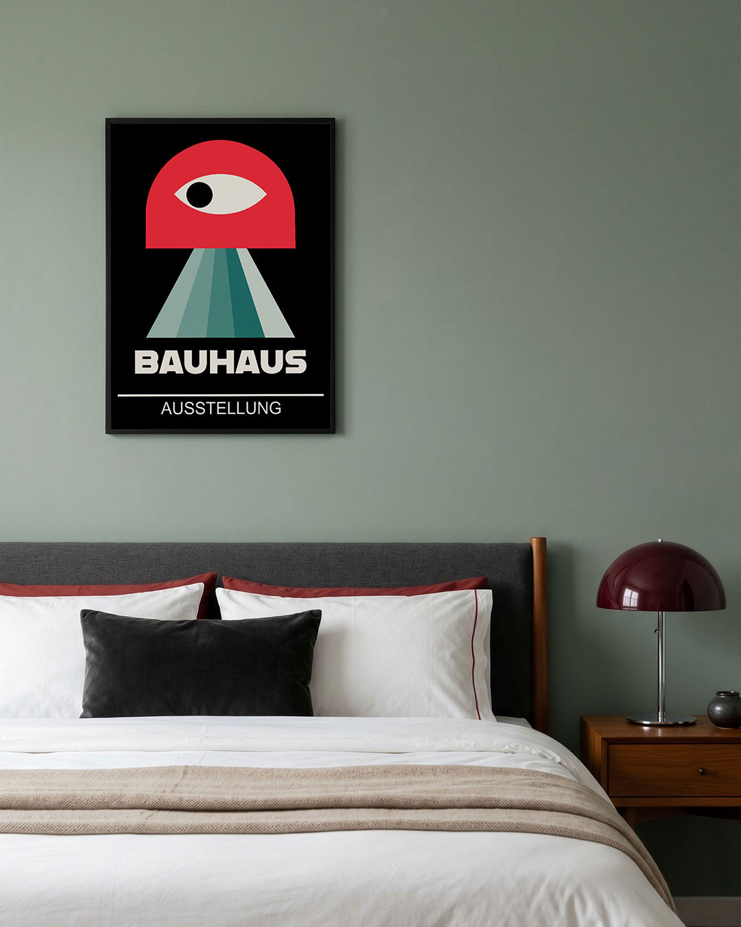 Vorm en kleur – geometrische poster in Bauhaus-stijl van WallArtistic