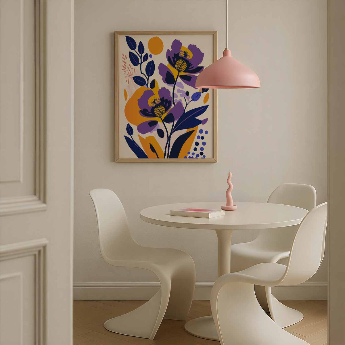 Vrolijke Bloemendroom – bloemen poster in staand formaat