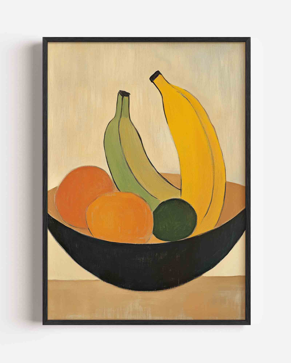 Fruit in schaal – jungle portret poster als wanddecoratie