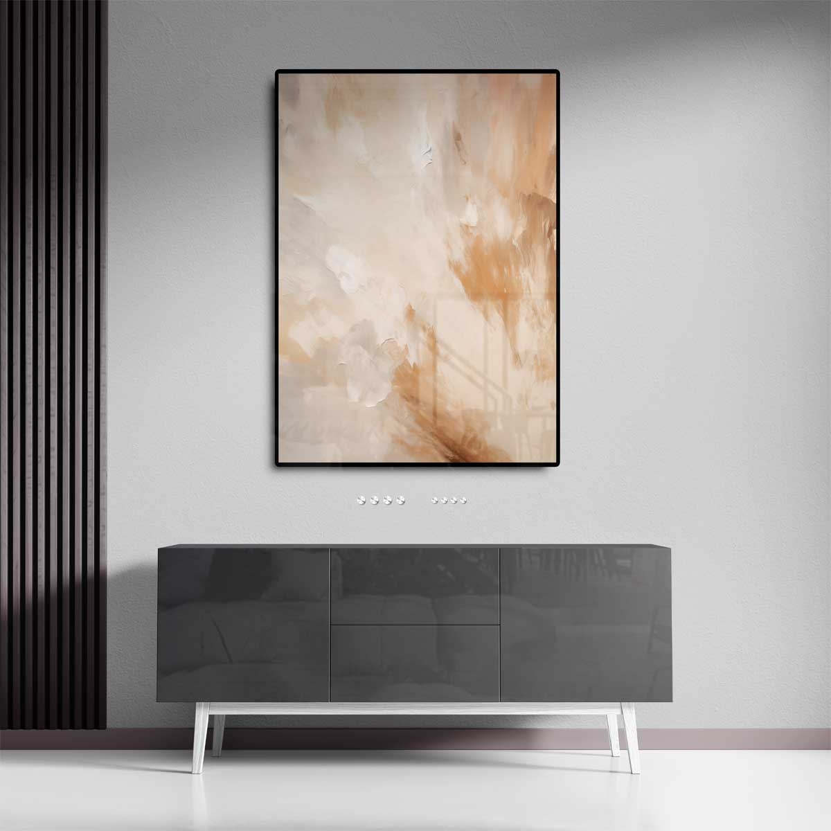 Zandstorm Moment – staand kunstwerk voor modern interieur