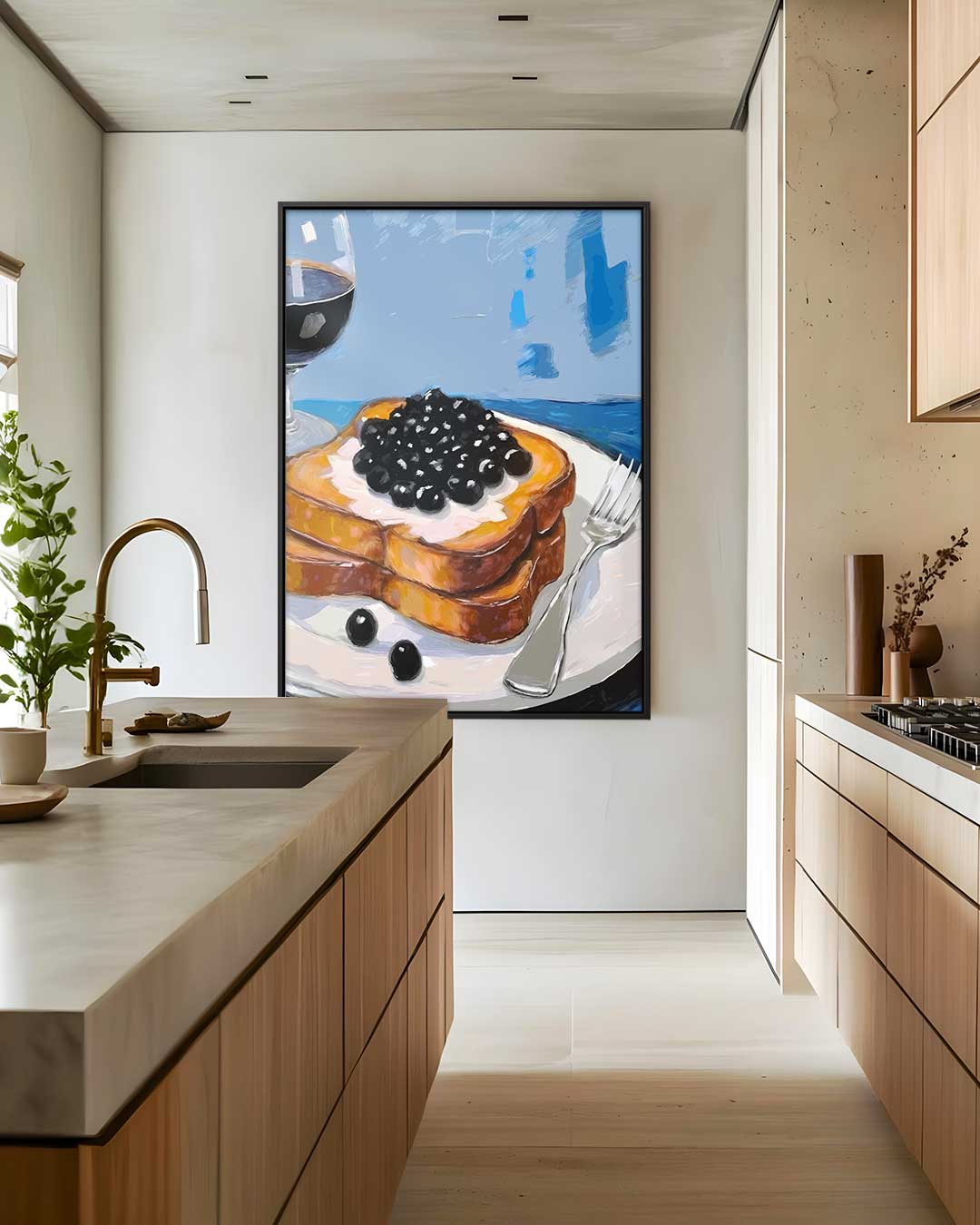 Smakelijke Ochtend – staand kunstwerk voor modern interieur