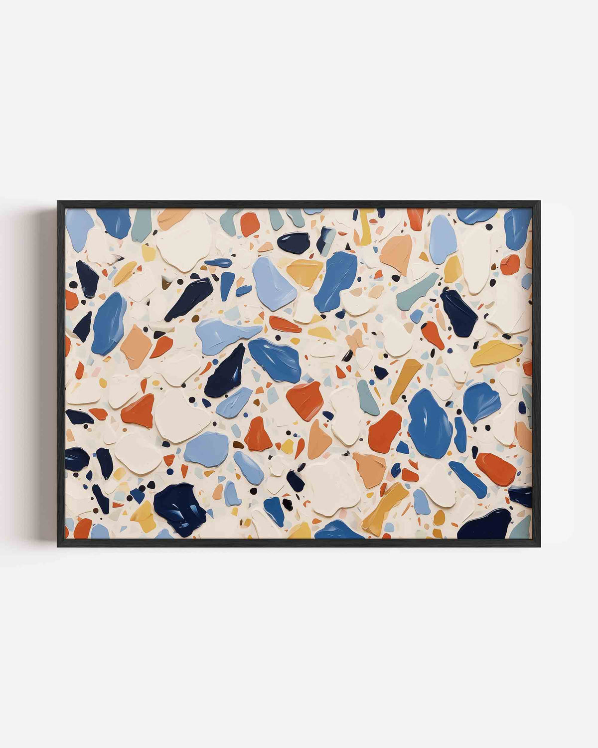 Abstracte vormen – keuken landscape poster als wanddecoratie