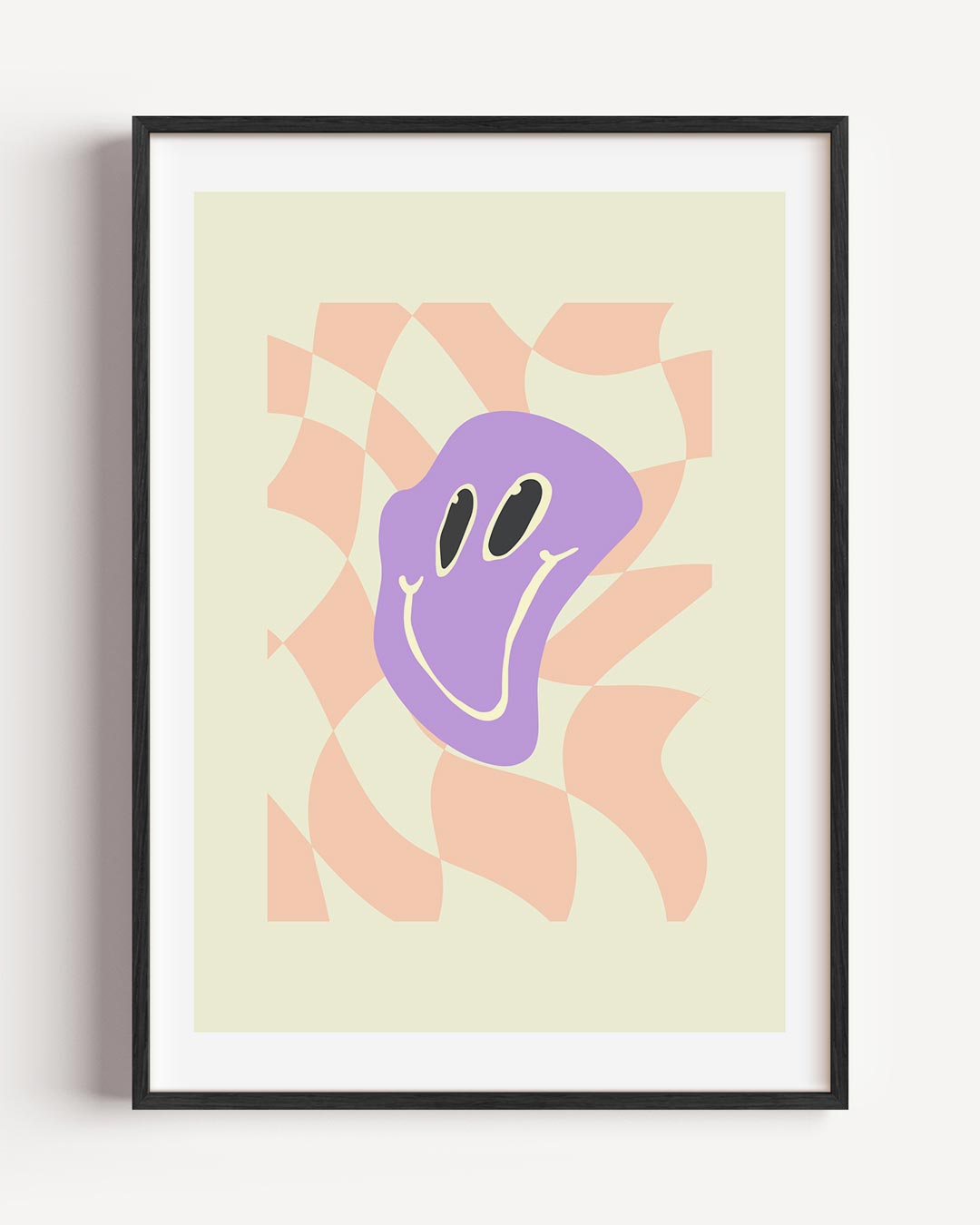 Vrolijke Vibes – moderne portret poster als wanddecoratie