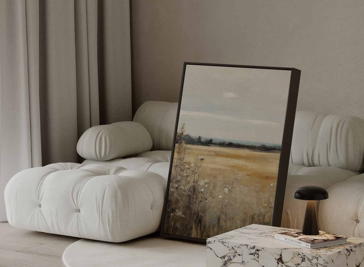 Zomerweide – modern portret kunstwerk van WallArtistic