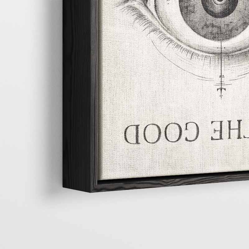 Positieve Blik – plexiglas wanddecoratie in portret formaat