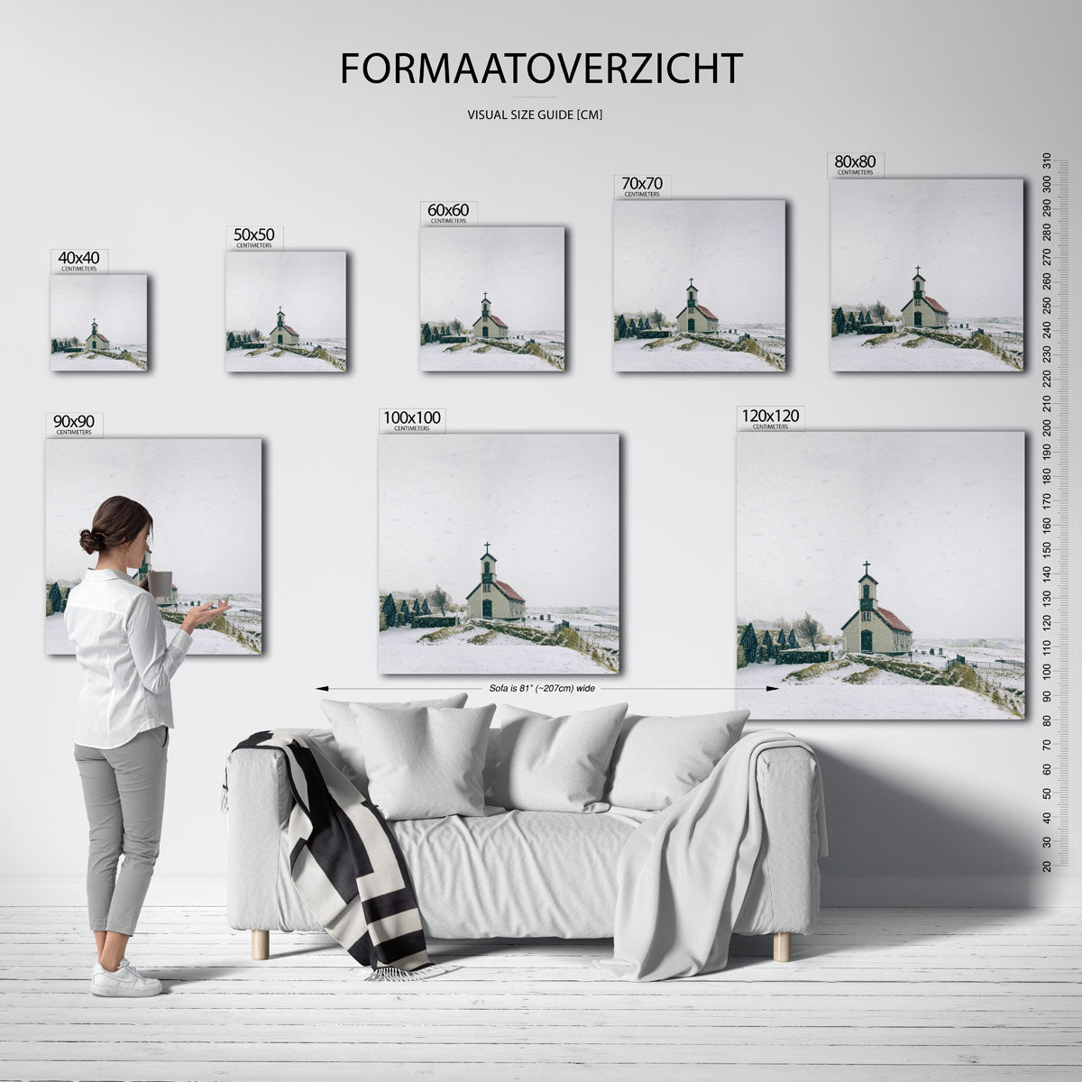 Abstracte poster – sfeerbeeld – een abstracte poster met donkere tinten en een rustige visuele opbouw.