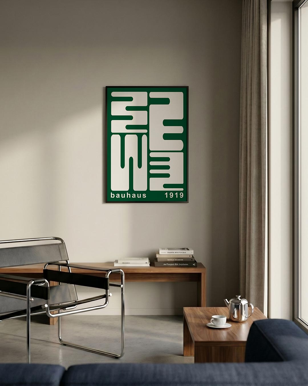 – geometrische poster in Bauhaus-stijl van WallArtistic