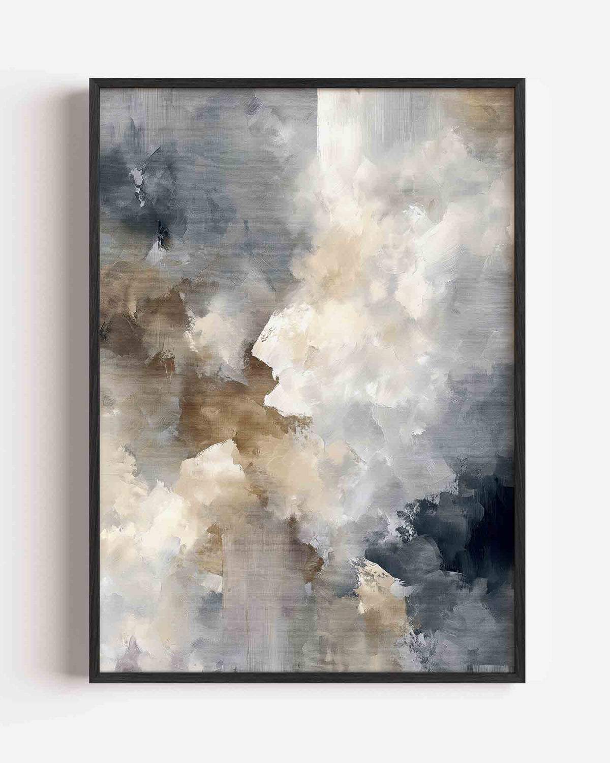 Abstracte wolken – abstracte portret poster als wanddecoratie