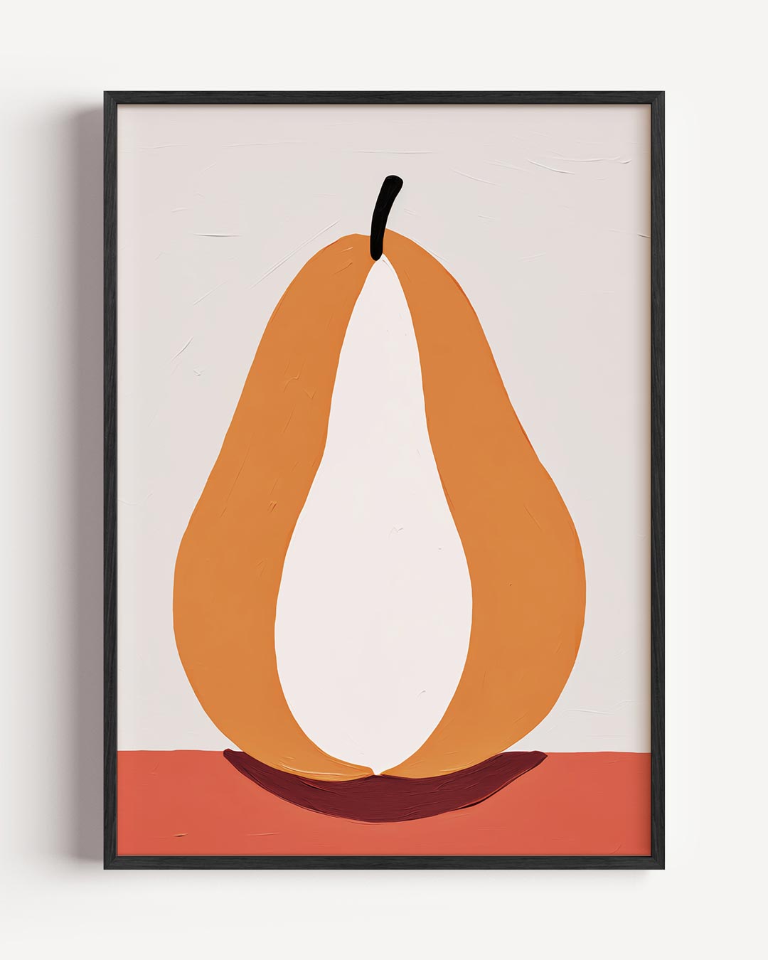 Moderne Peer Illustratie – keuken portret poster als wanddecoratie