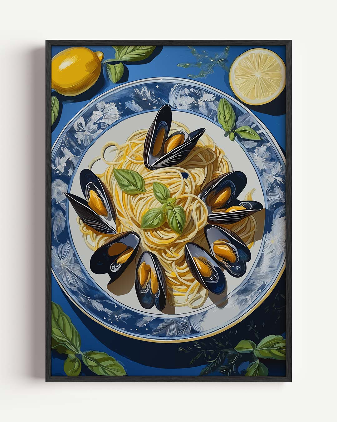 Italiaanse Pasta Delicatesse – keuken portret poster als wanddecoratie