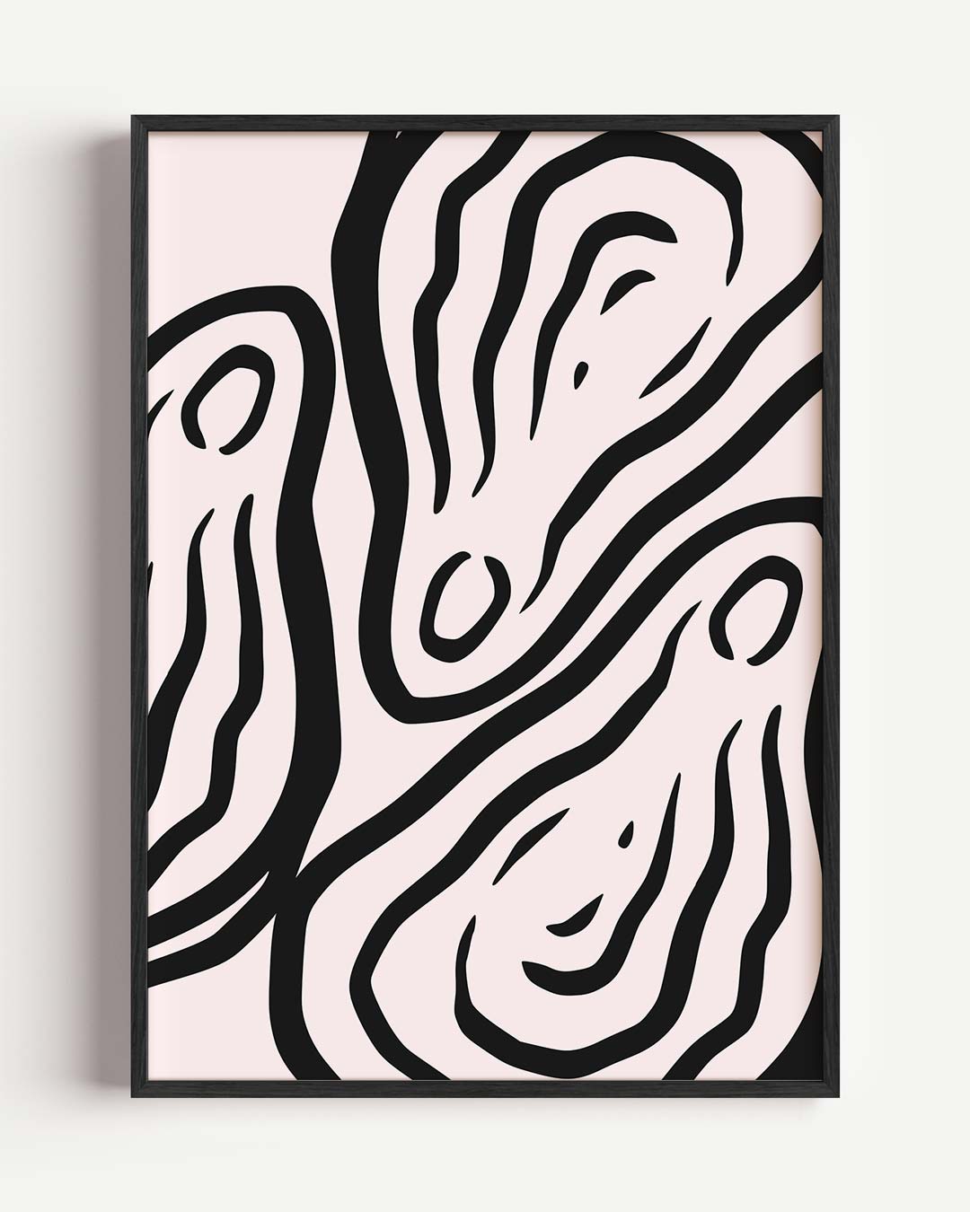 Stijlvolle Abstracte Kunstposter – keuken portret poster als wanddecoratie