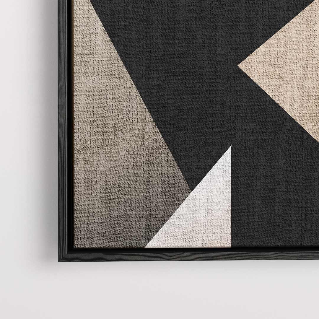 Moderne Schaduwspelen – dibond kunstwerk als wanddecoratie