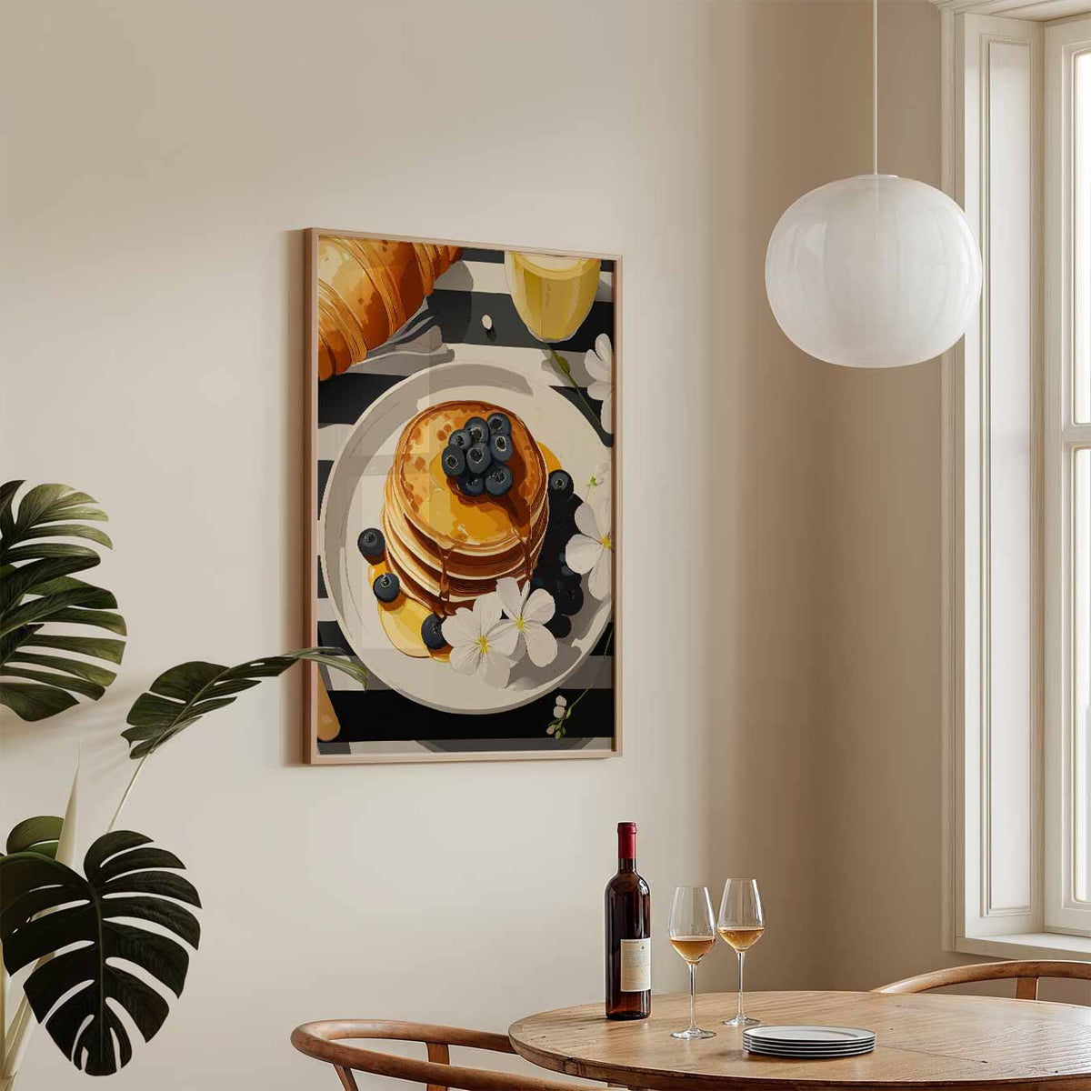 Smakelijke Ontbijt – keukenposter in staand formaat