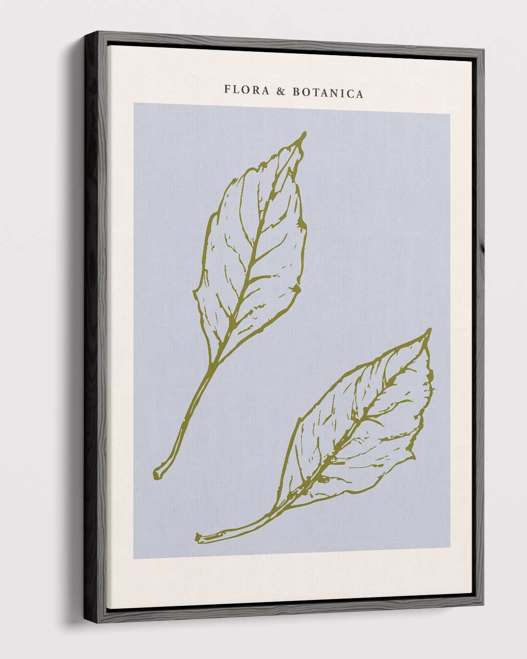 Botanische Bladeren Kunstposter – canvas wanddecoratie in portret formaat