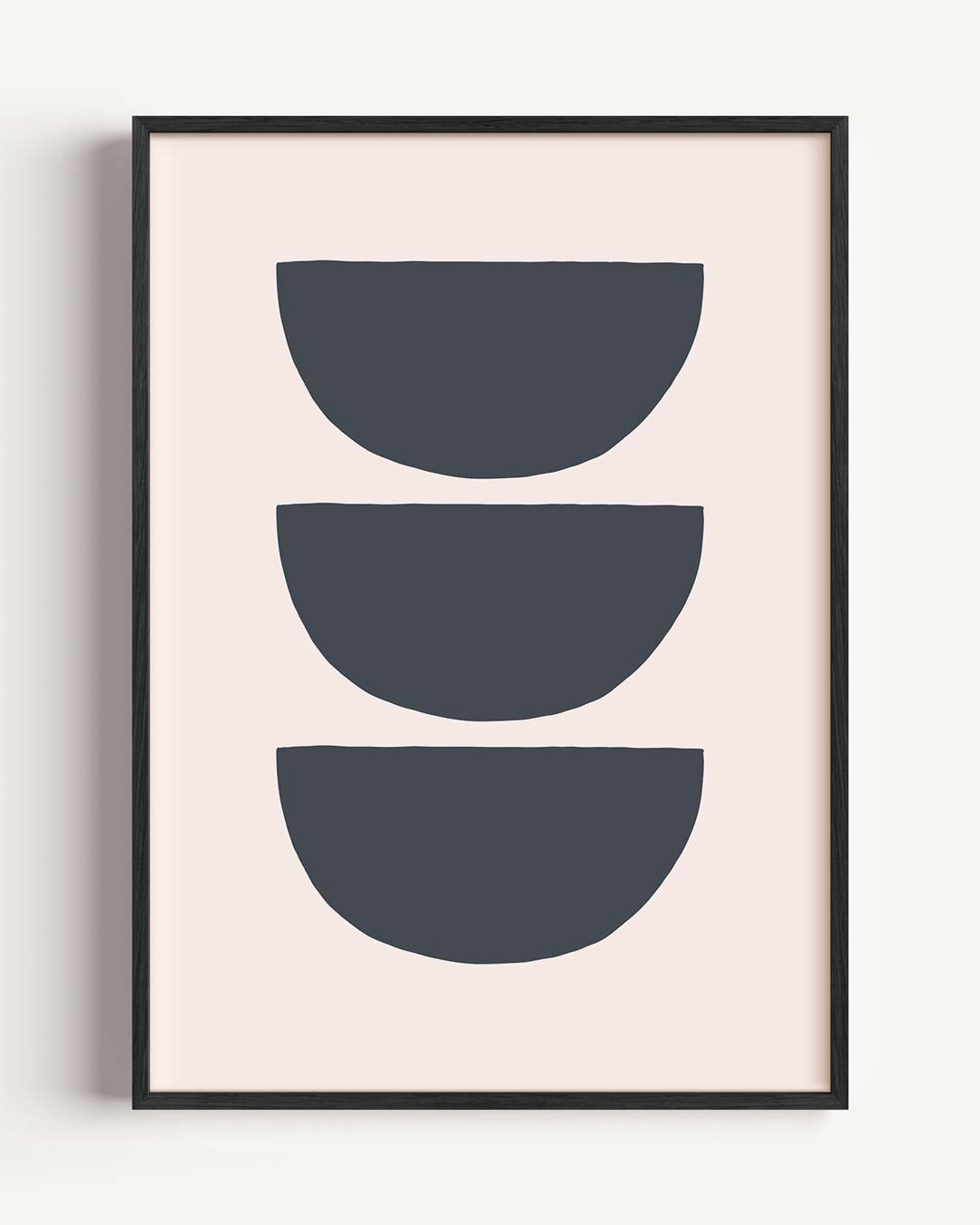 Moderne Geometrische Kunstposter – abstracte portret poster als wanddecoratie
