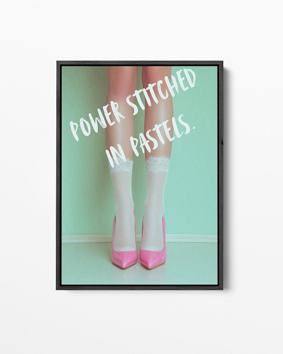 Pastel elegantie – staand wanddecoratie kunstwerk