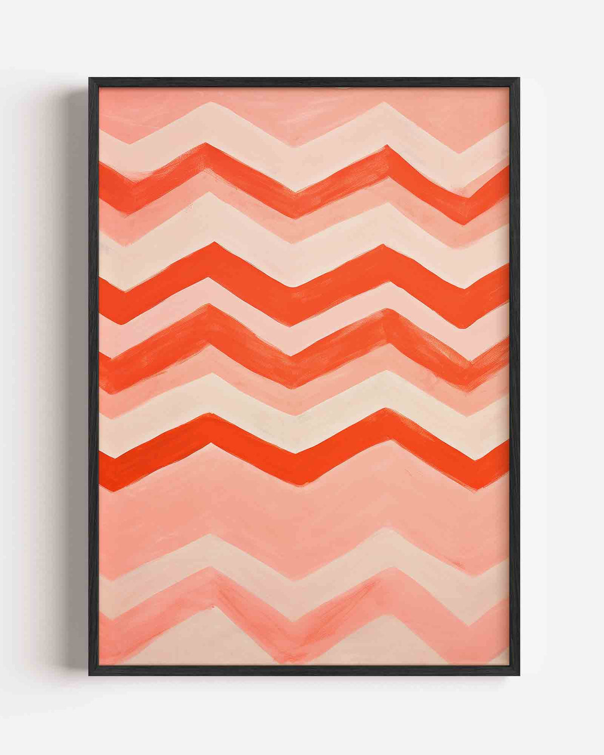 Zigzag patroon – Kunst & Design poster als staande wanddecoratie