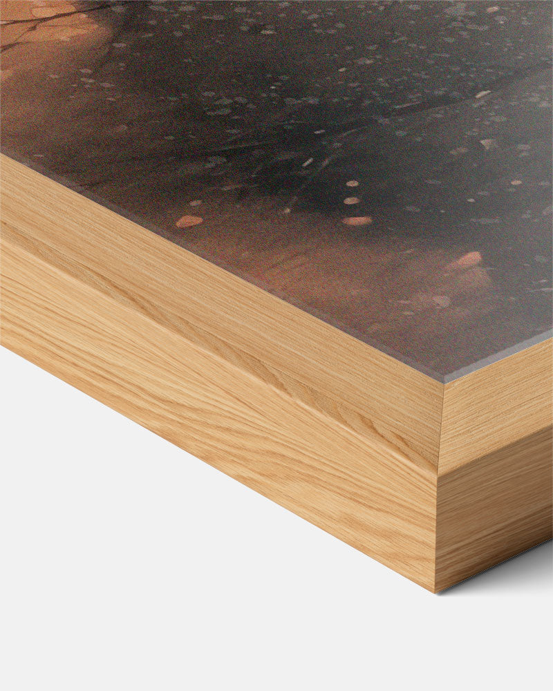 Abstracte – staande muurposter voor kerst