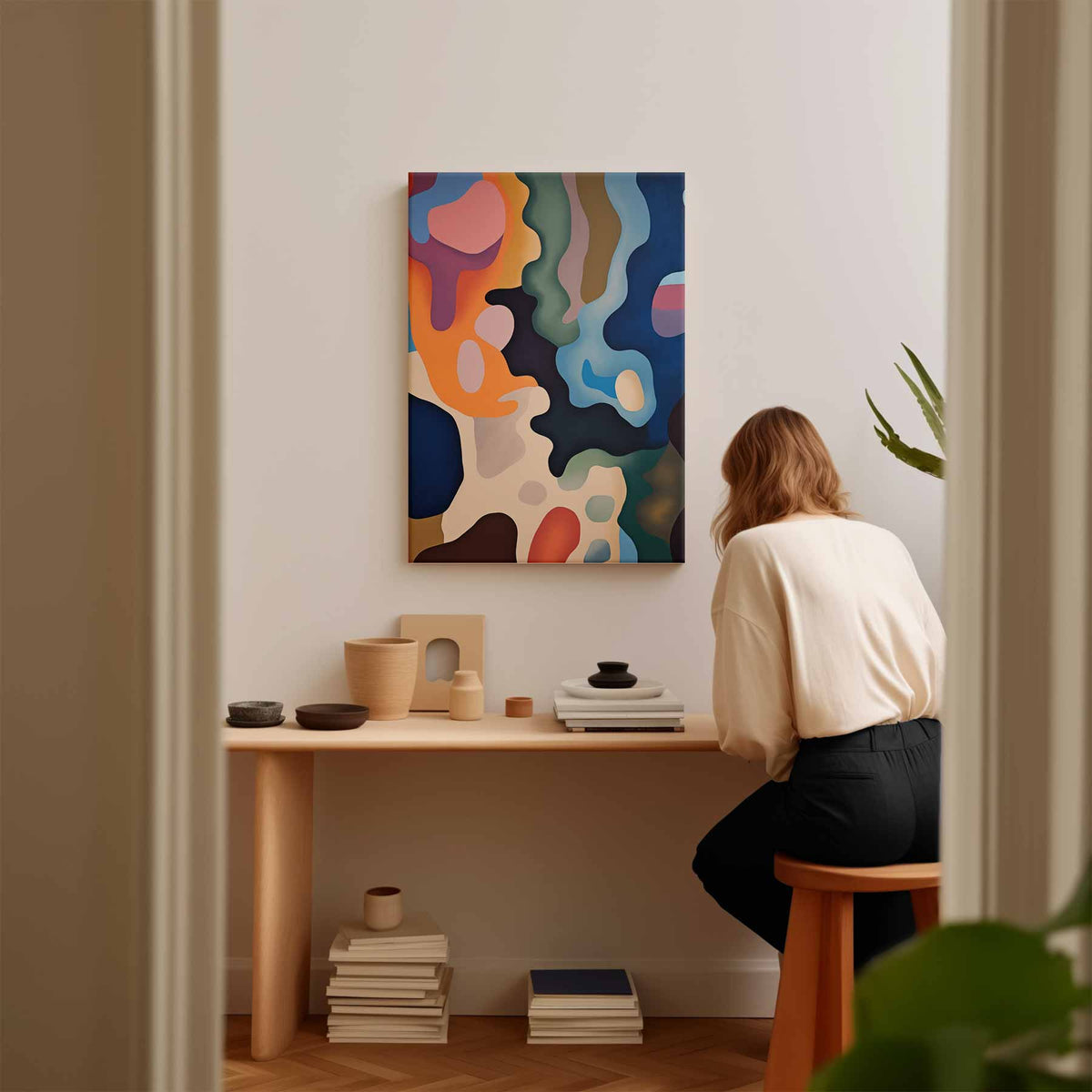 Kleurenexpeditie – plexiglas kunstwerk als wanddecoratie