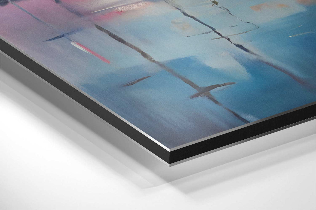 Zonsondergang Aan Het Water – canvas kunstwerk als wanddecoratie