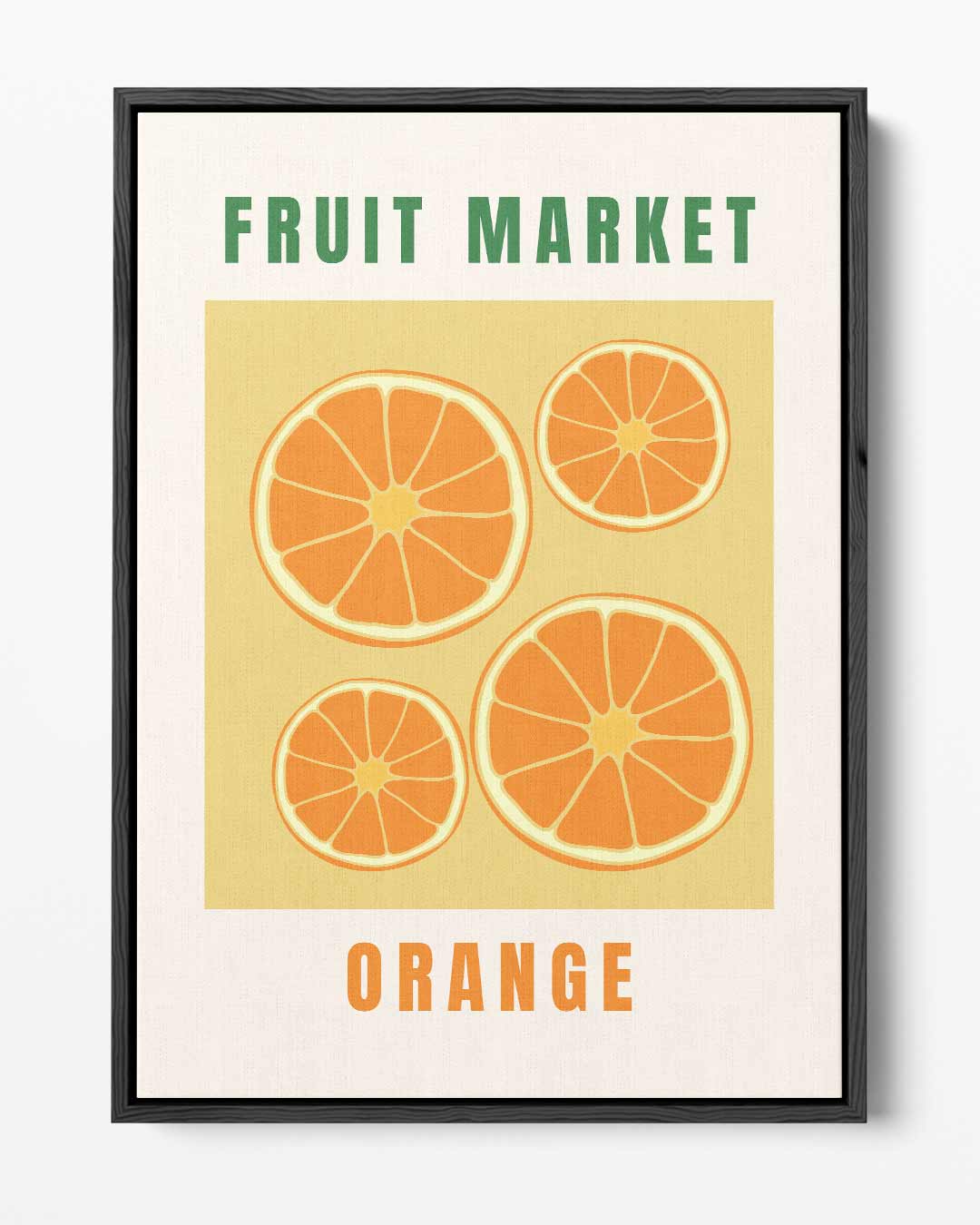 Fruit Market Orange Poster – portret kunstwerk als wanddecoratie