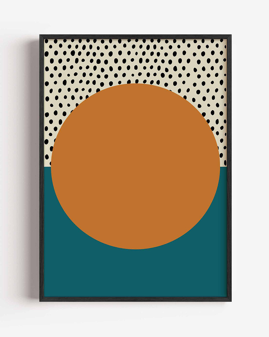 Vorm en ritme – staande Bauhaus poster als wanddecoratie