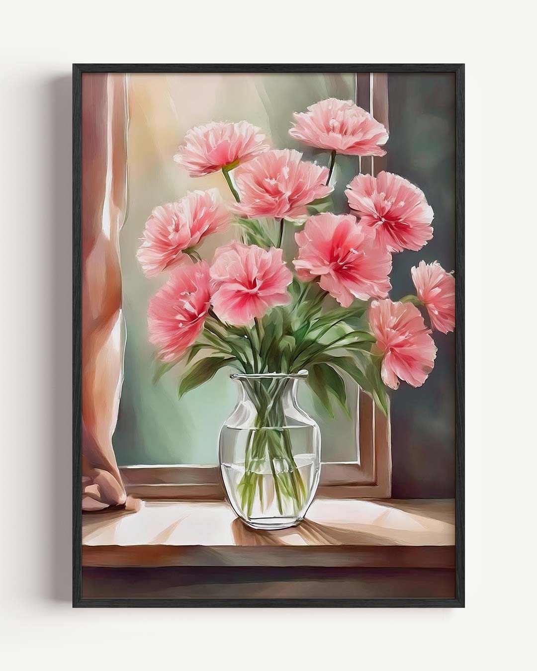 Vrolijke Bloemenpracht – bloemen portret poster als wanddecoratie