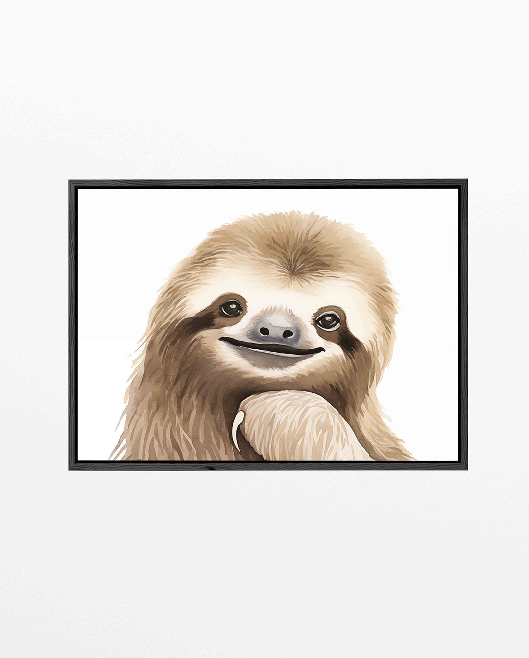 Vrolijke dierenportret – liggend kinder kunstwerk