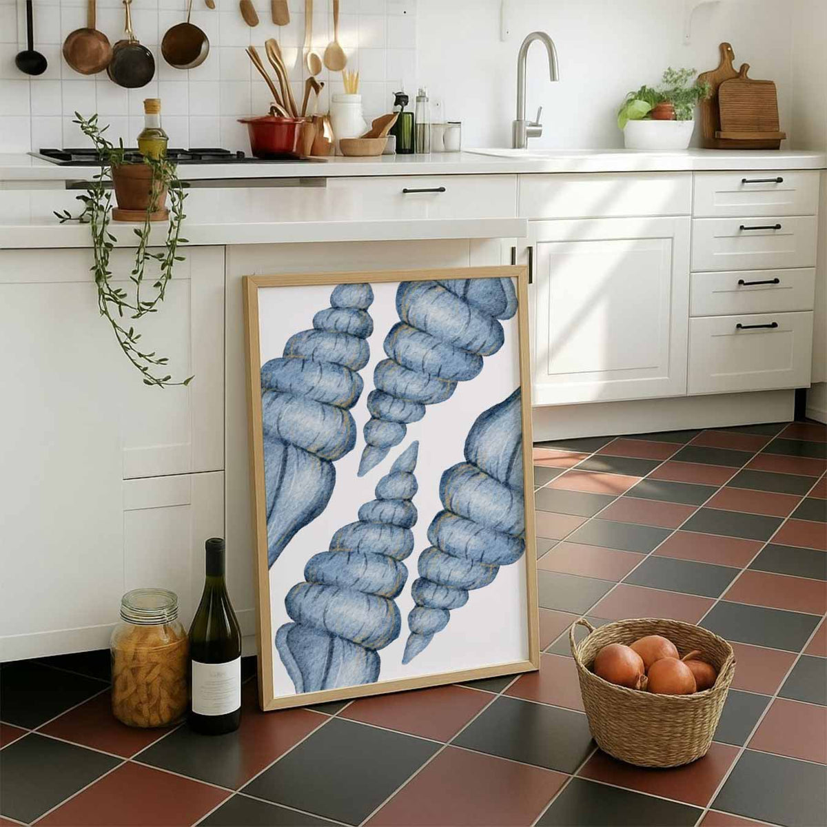 Blauwe Slakkenhuis – dieren portret poster, afbeelding 7