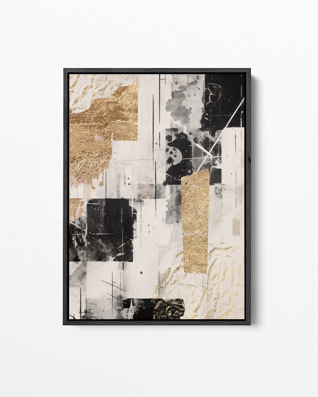 Gelaagde compositie – staand wanddecoratie kunstwerk