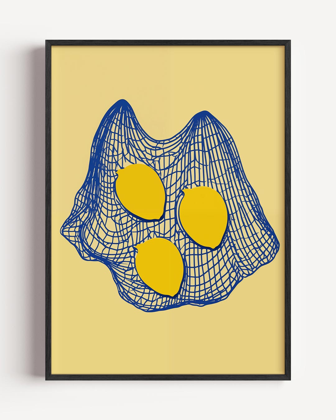 Zomerse Citroen – keuken portret poster als wanddecoratie