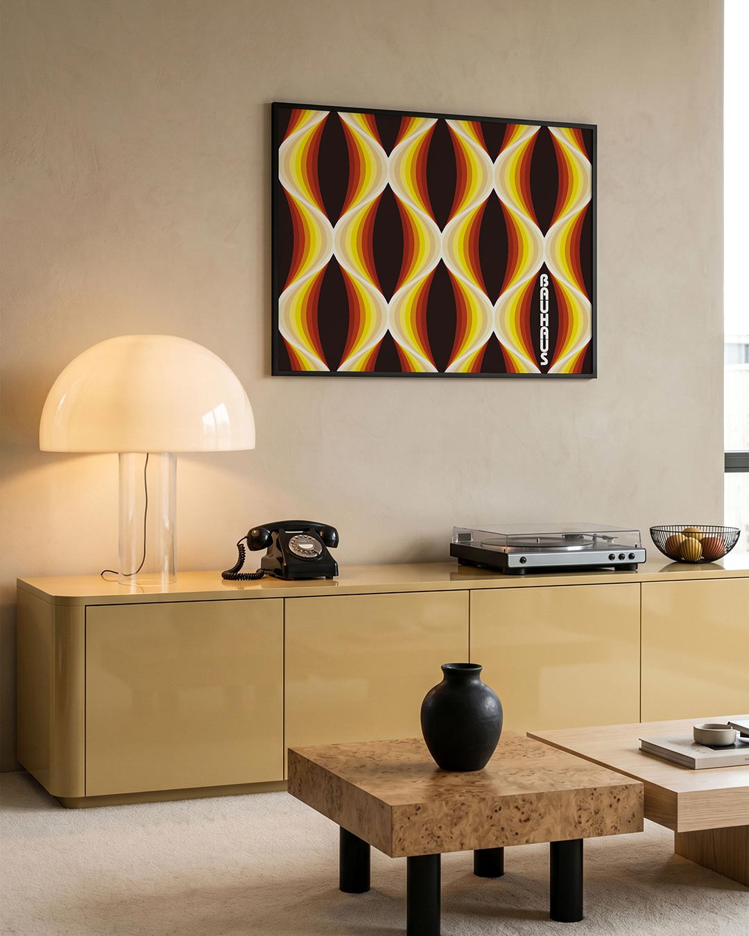 Vorm en kleur – moderne Bauhaus wandkunst als poster