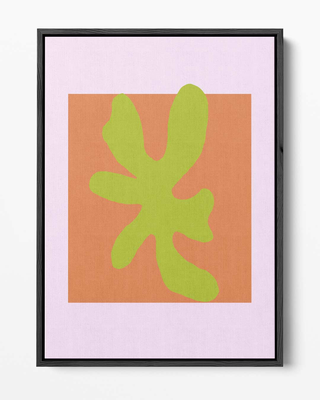 Vrolijke Abstractie – portret kunstwerk als wanddecoratie