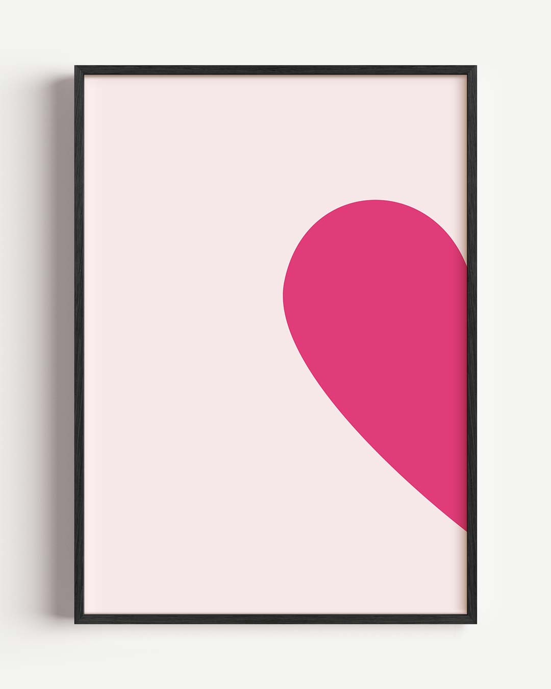 Liefdevolle Hart – zomer portret poster als wanddecoratie