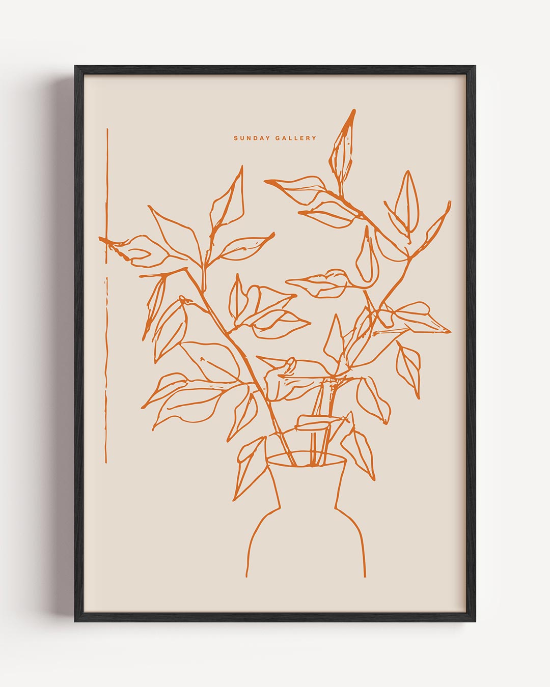 Elegante Botanische Illustratie – keuken portret poster als wanddecoratie