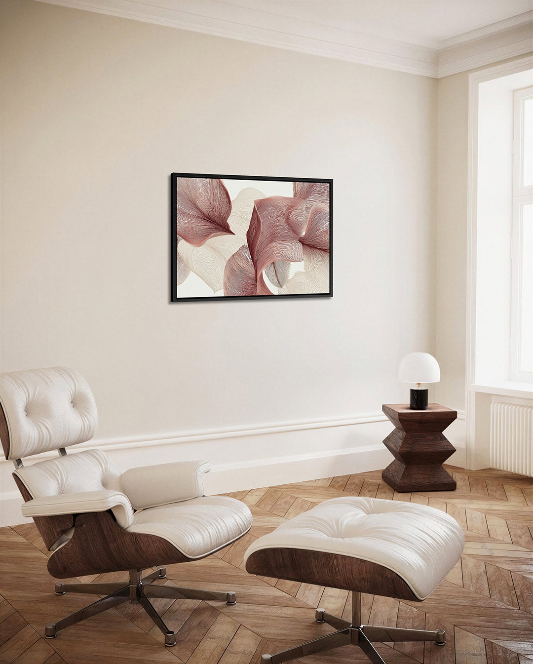 Organische lijnvormen – Abstract kunstwerk – alternatieve weergave van het kunstwerk
