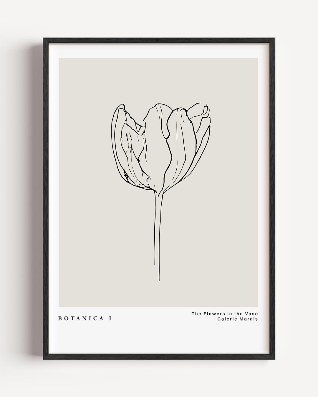 Botanica Elegante Bloemenposter – keuken portret poster als wanddecoratie