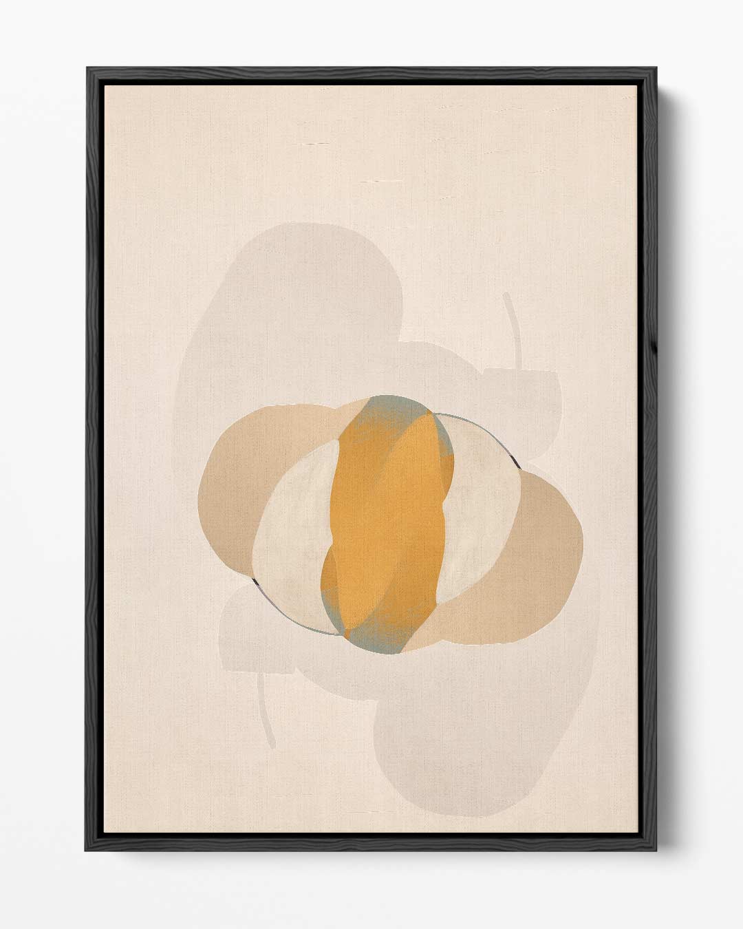Abstracte Zonsopkomst – portret kunstwerk als wanddecoratie